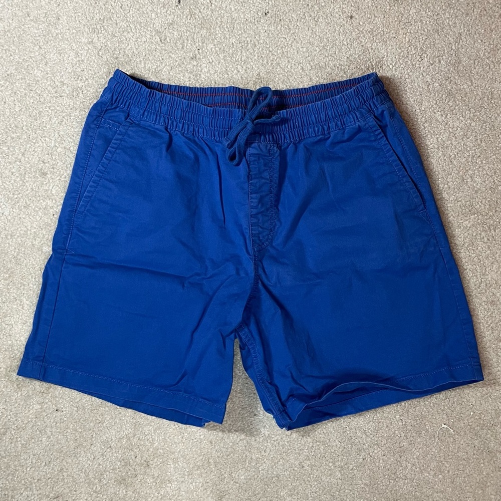 vans blue vintage shorts